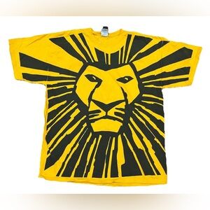 Disney The Lion King The Broadway Musical Mens T-Shirt Shirt Size XL